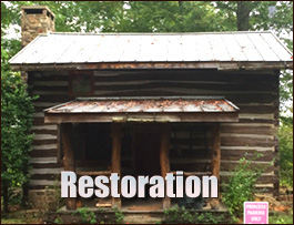 Historic Log Cabin Restoration  Miami County, Ohio